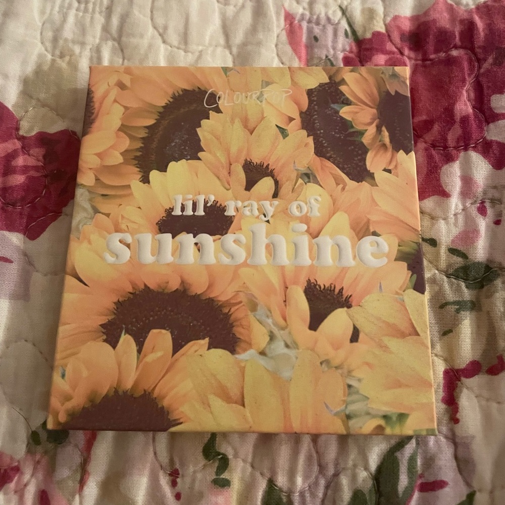 Colourpop lil ray of sunshine palette